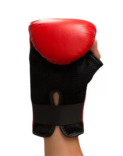 gants de sac rouge
